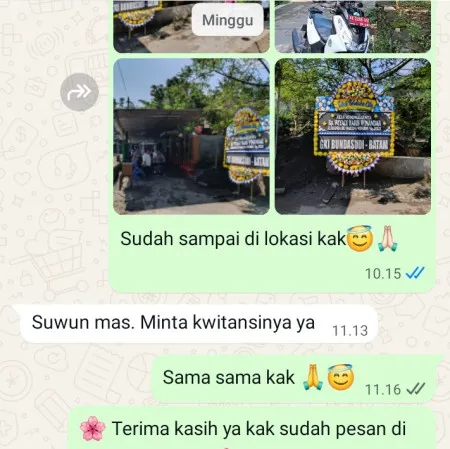 Pengiriman Papan Bunga Duka Candi Ampel