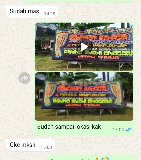 Pengiriman Papan Bunga Candi Ampel
